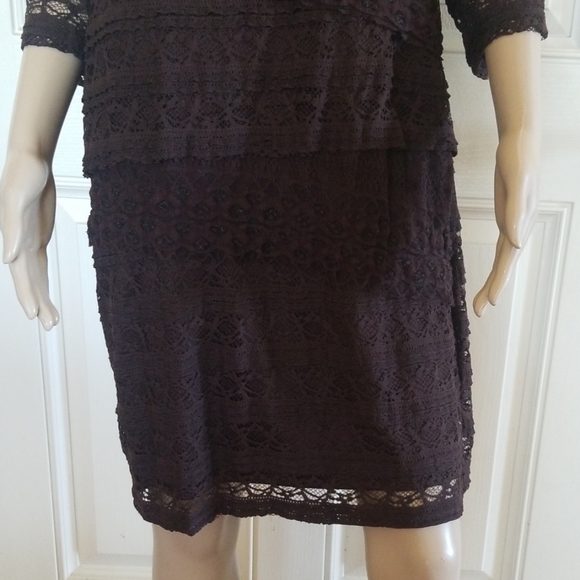 Wrangler Chocolate Lace Dress - Picture 3 of 5